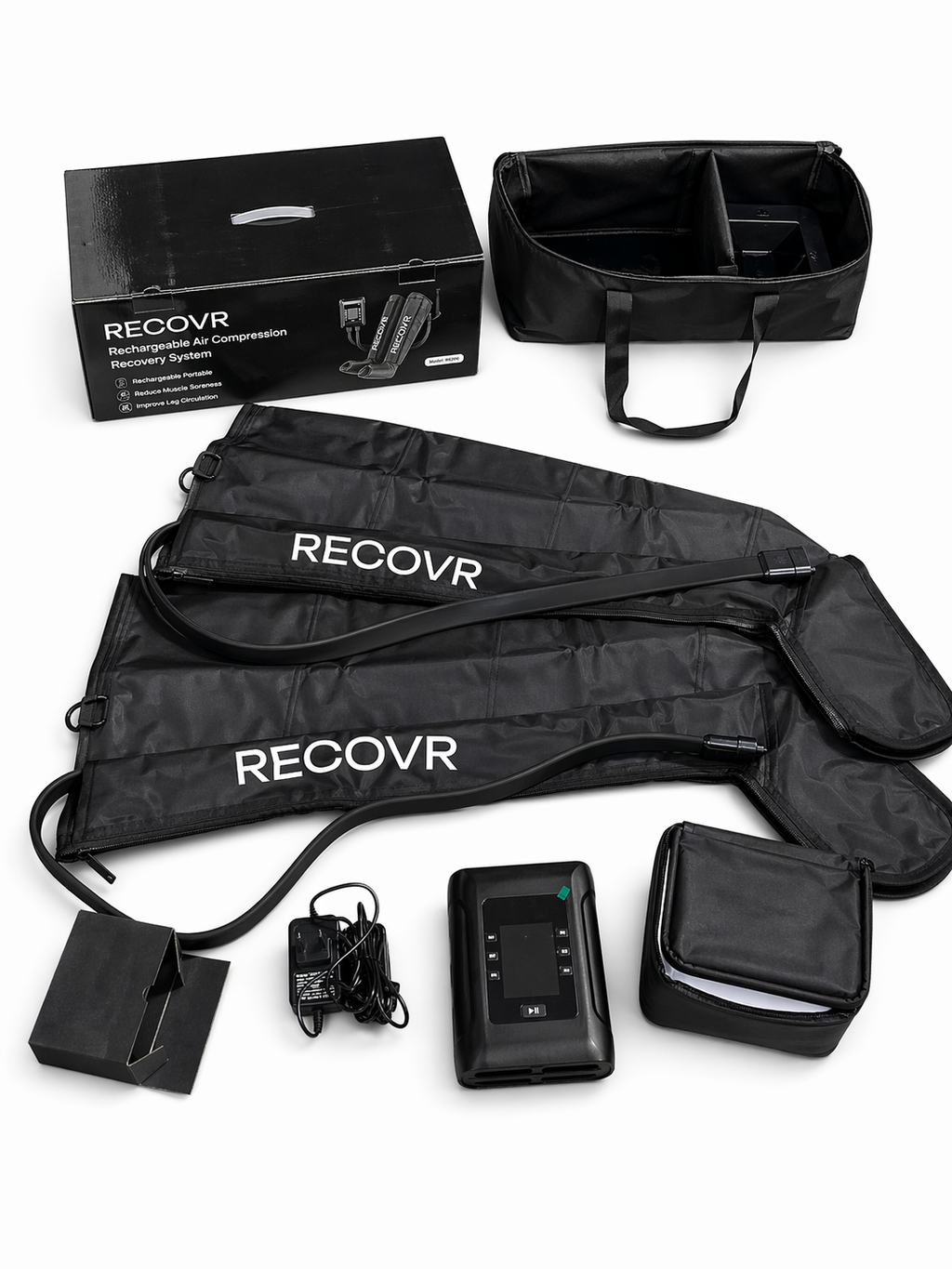 RECOVR Pro Boots — Rechargeable Air Compression Recovery System